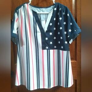 American FLAG shirt XXL